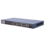 DS-3E0528HP-E - Switch POE no administrado Gigabit de 24 puertos. 20 puertos Gigabit PoE