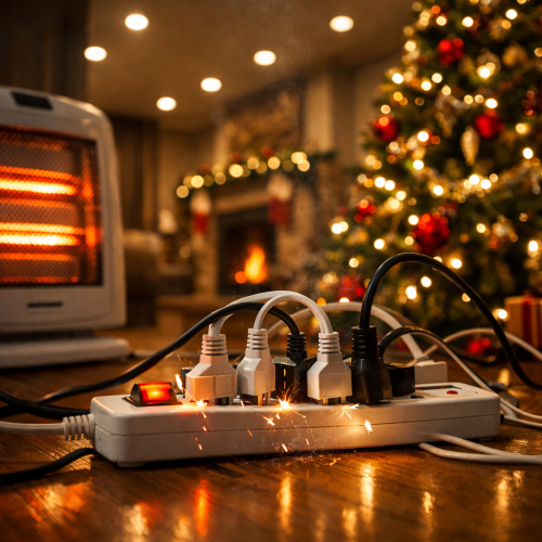 Sobrecarga Navideña Peligrosa articulo de mundicam de consejos navideños